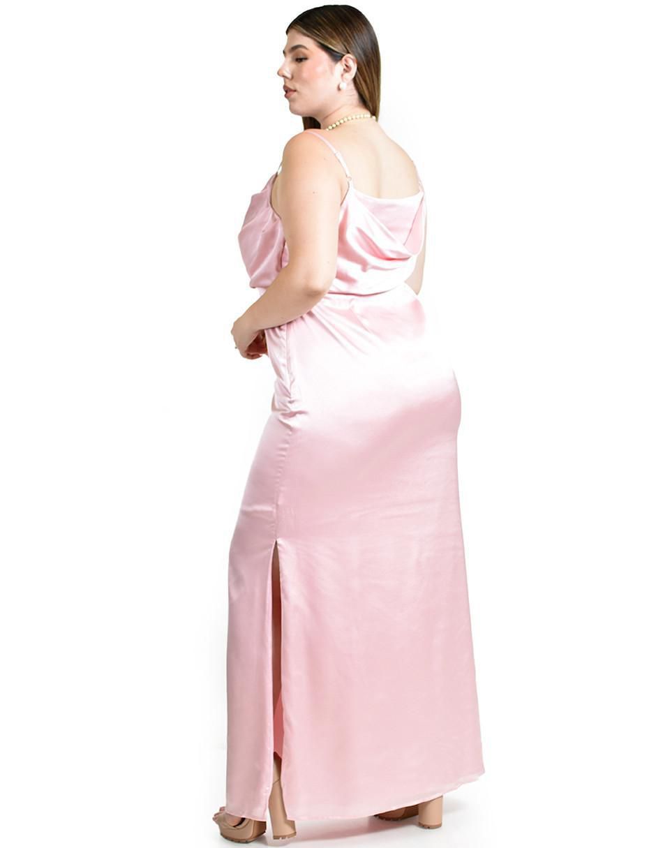 Vestido maxi de fiesta escote cuadrado 3