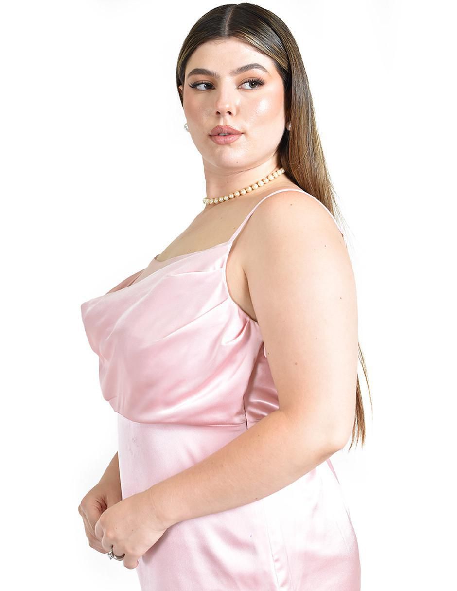Vestido maxi de fiesta escote cuadrado 4
