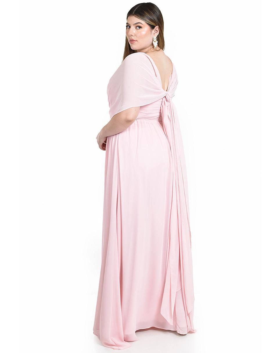Vestido maxi de fiesta escote corazón 4