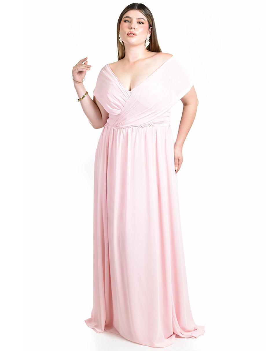 Vestido maxi de fiesta escote corazón 5