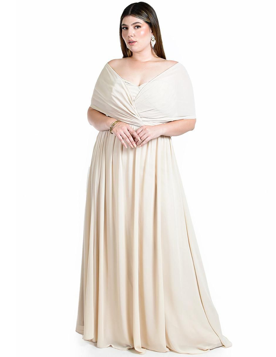 Vestido maxi de fiesta escote corazón 7