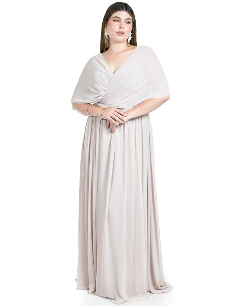 Vestido maxi de fiesta escote corazón 4