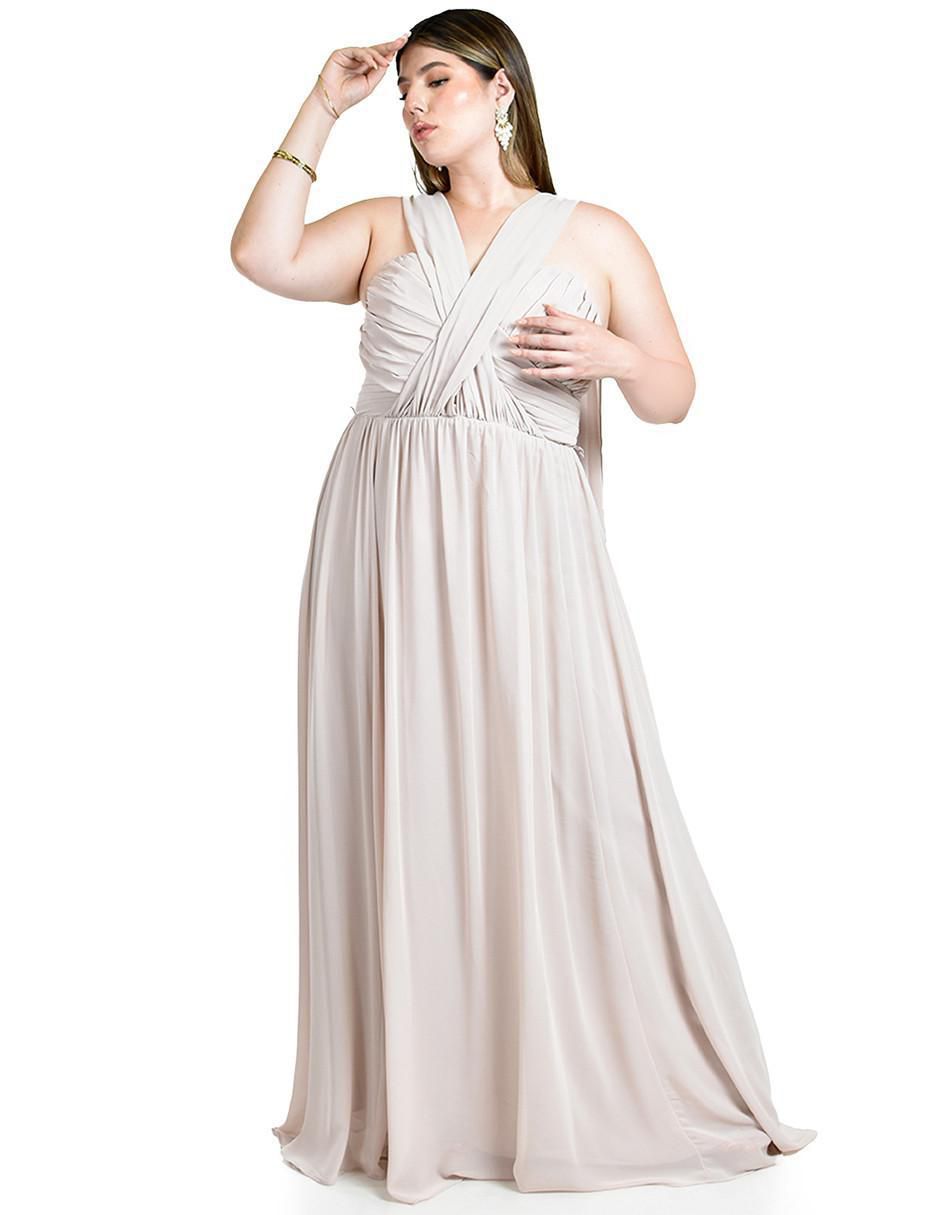 Vestido maxi de fiesta escote corazón 5