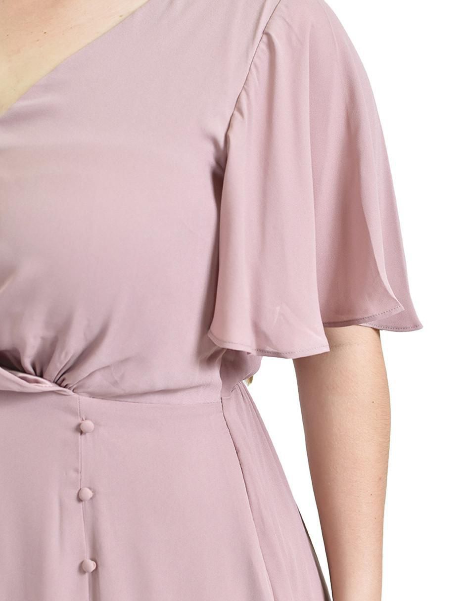 Vestido maxi de fiesta escote V 4