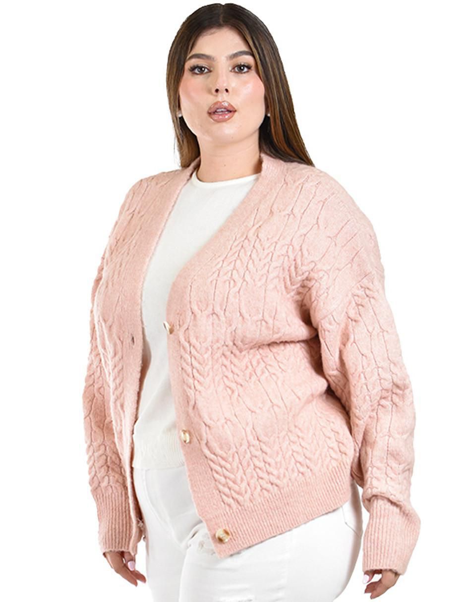 Suéter cuello V para mujer 2