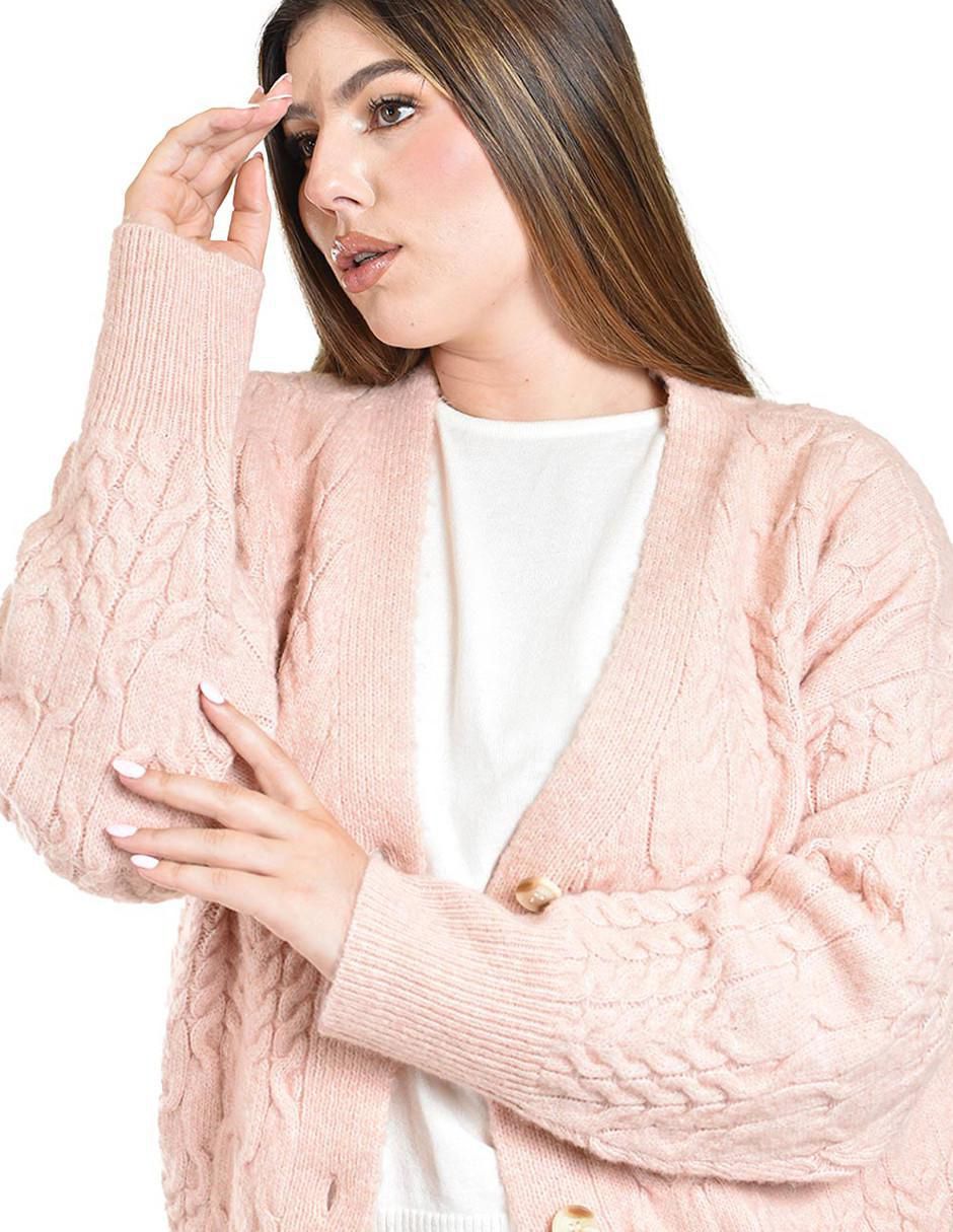 Suéter cuello V para mujer 4