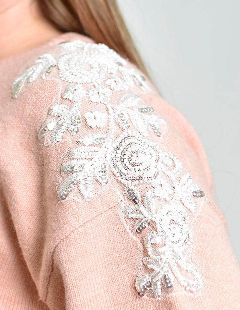 Suéter cuello redondo para mujer 4
