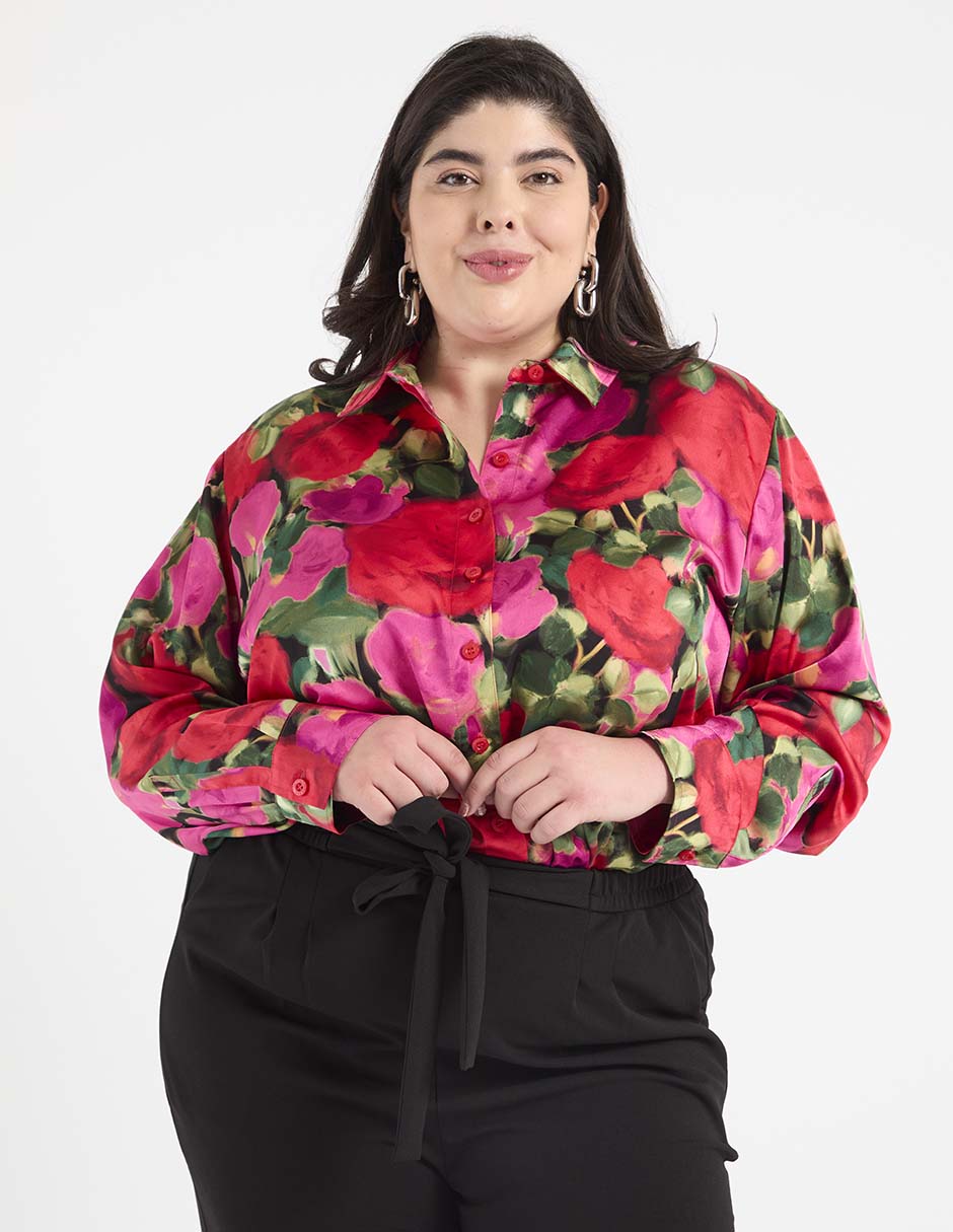 Camisa manga larga para mujer