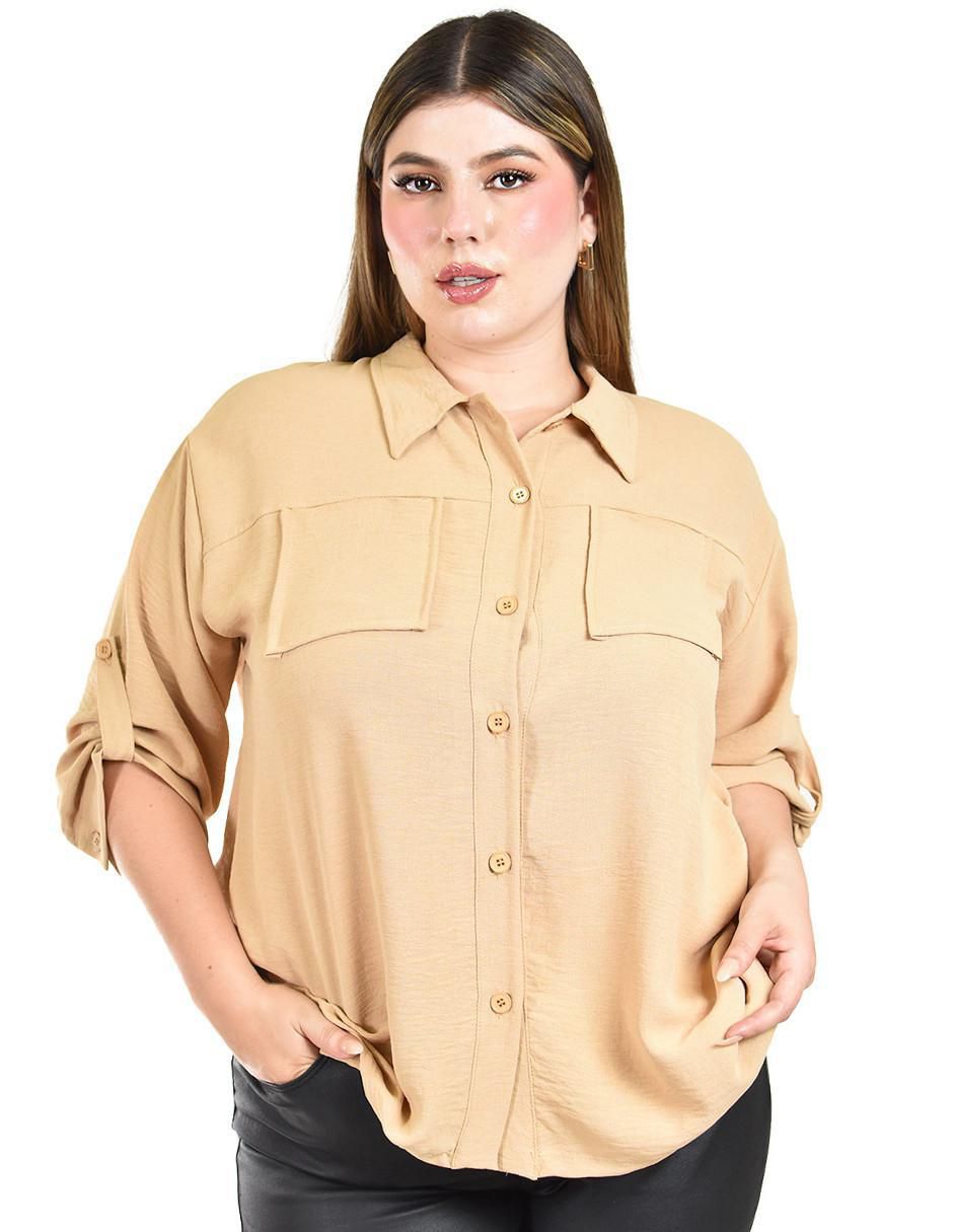 Blusa manga 3/4 para mujer Blusa manga 3/4 para mujer