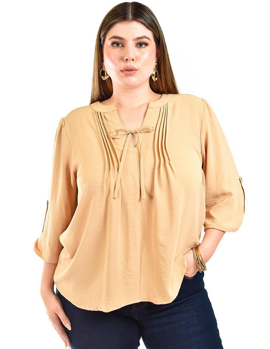Blusa manga 3/4 para mujer