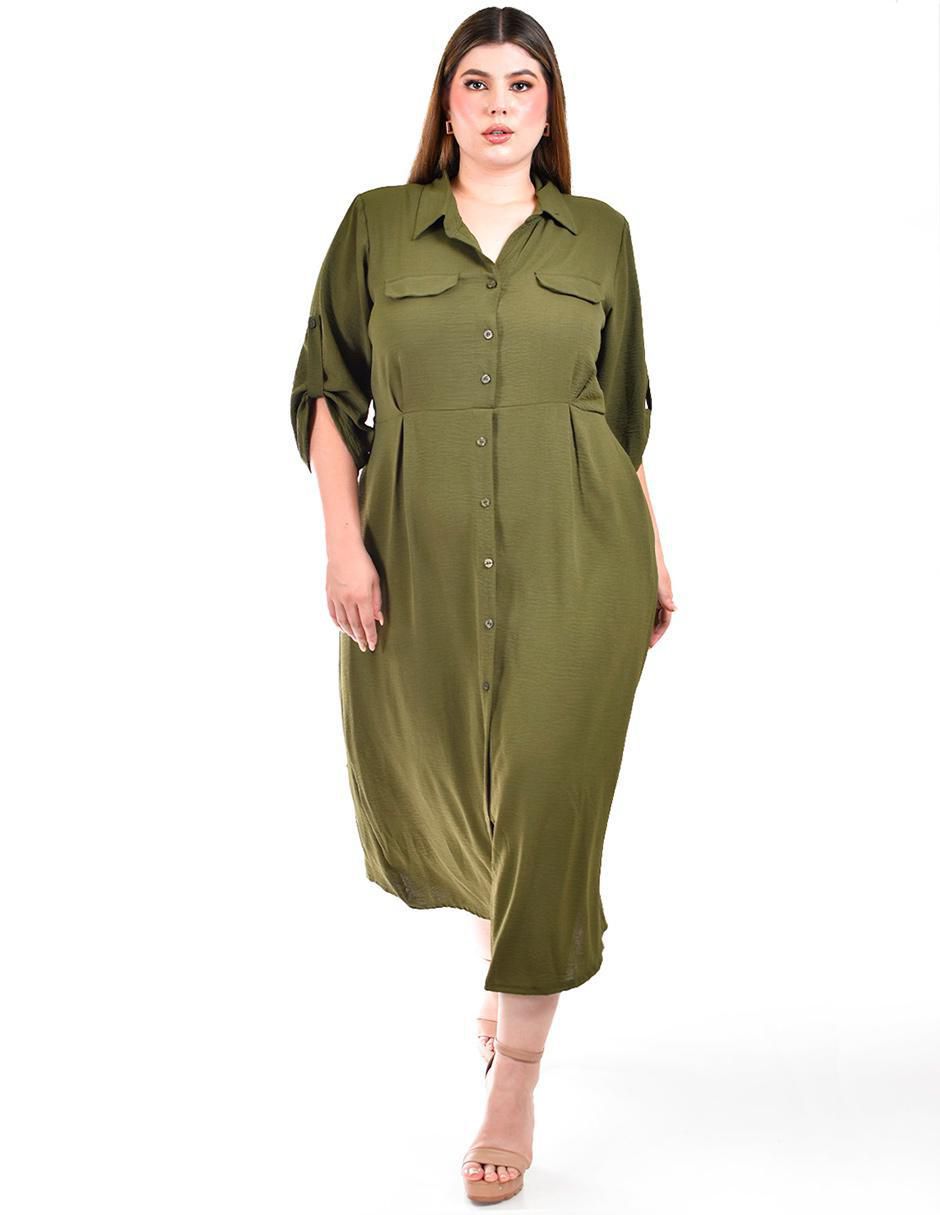 Vestido midi casual para mujer 4
