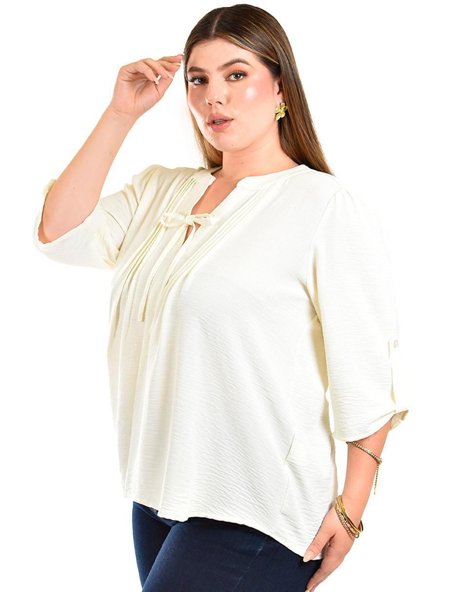 Blusa manga 3/4 para mujer 2