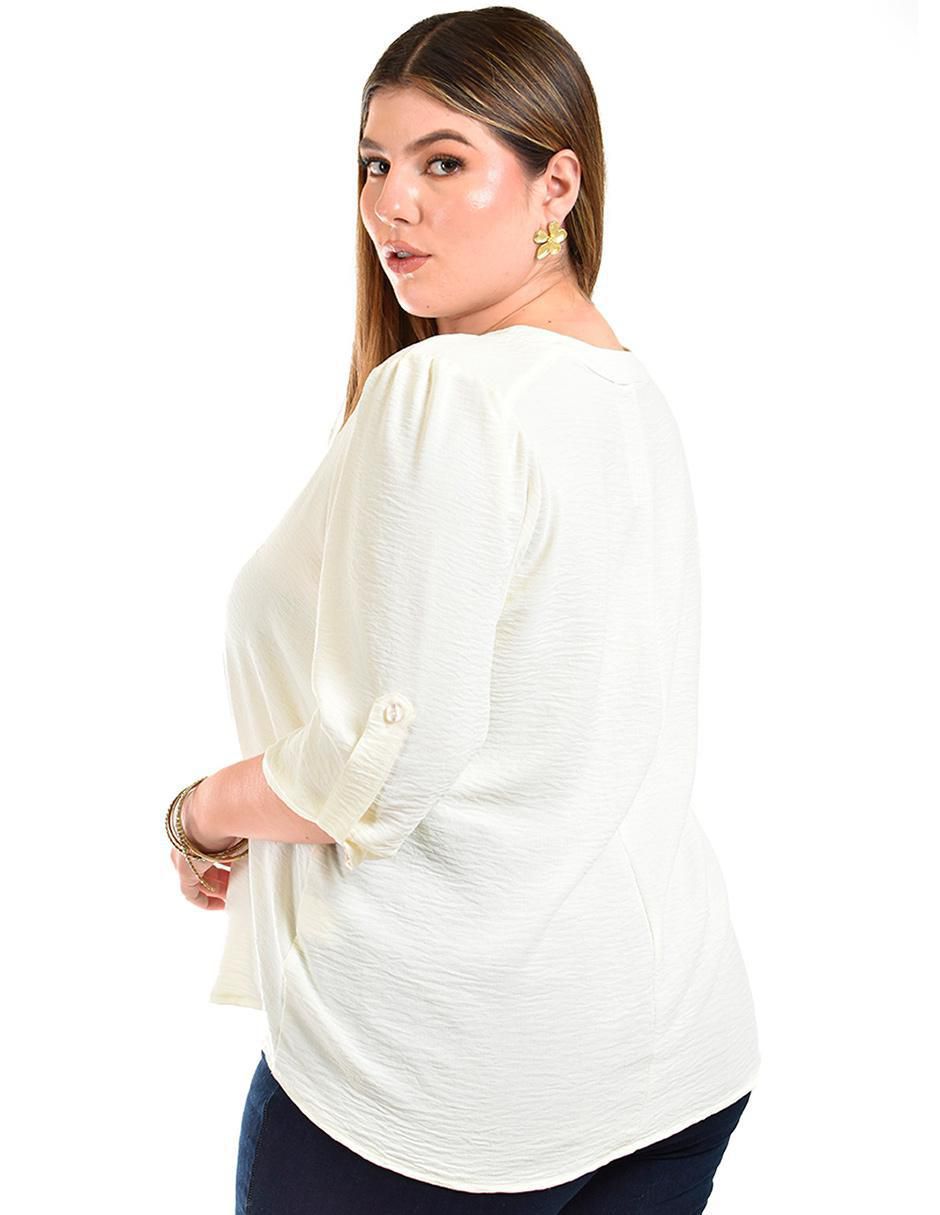 Blusa manga 3/4 para mujer 3