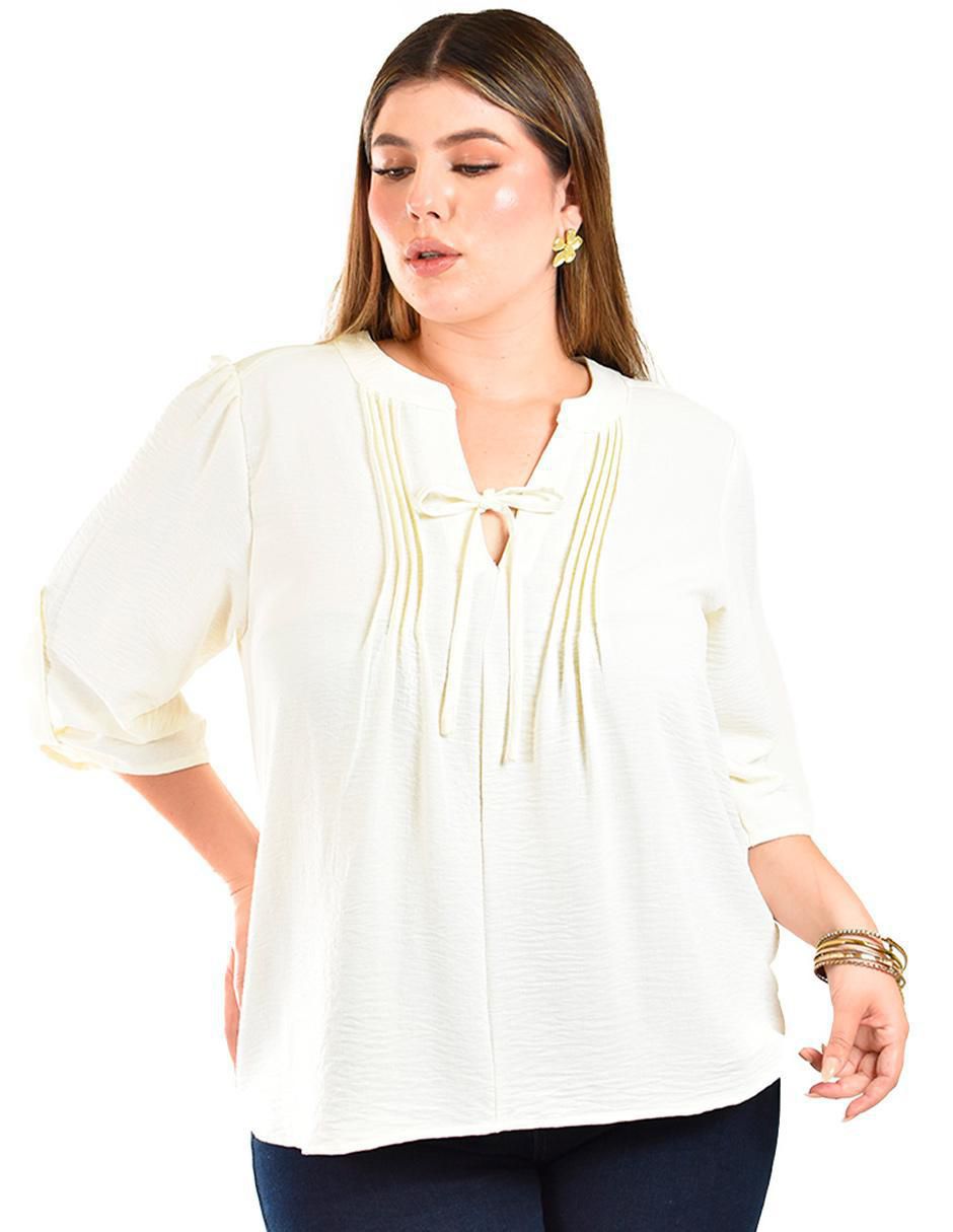 Blusa manga 3/4 para mujer 4