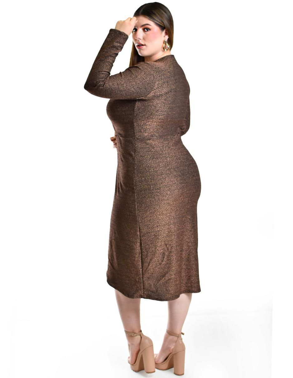 Vestido a la rodilla formal para mujer 3