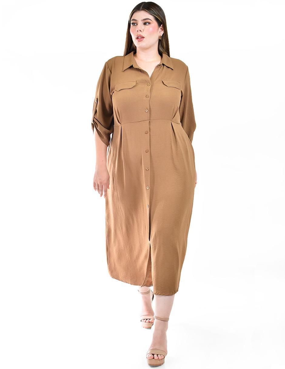 Vestido midi casual para mujer 4