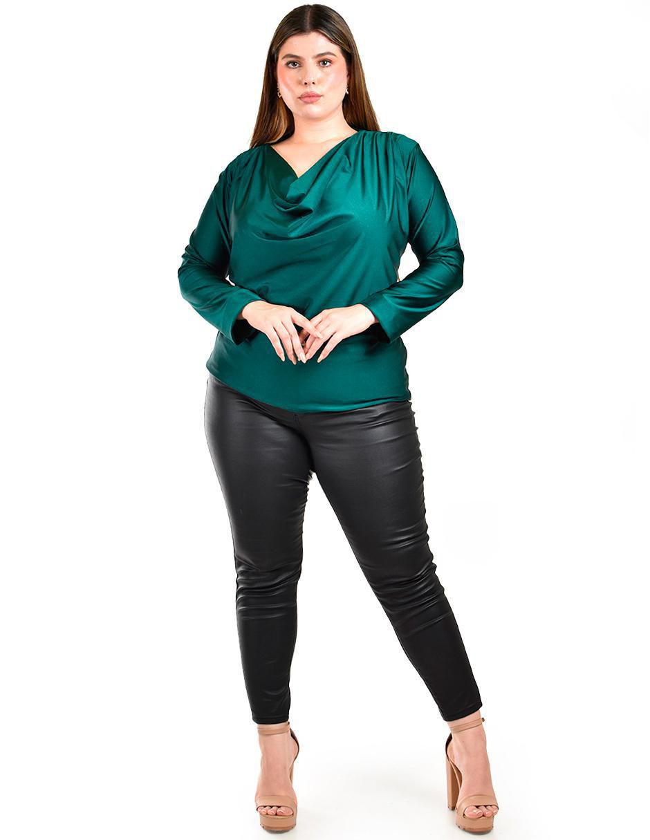 Blusa manga larga para mujer 5