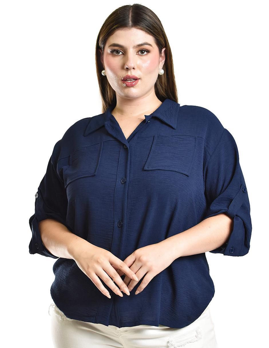 Blusa manga 3/4 para mujer