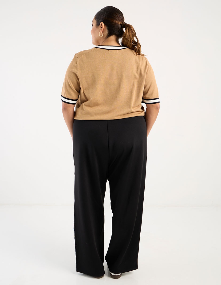 Pants straight con agujeta para mujer 2