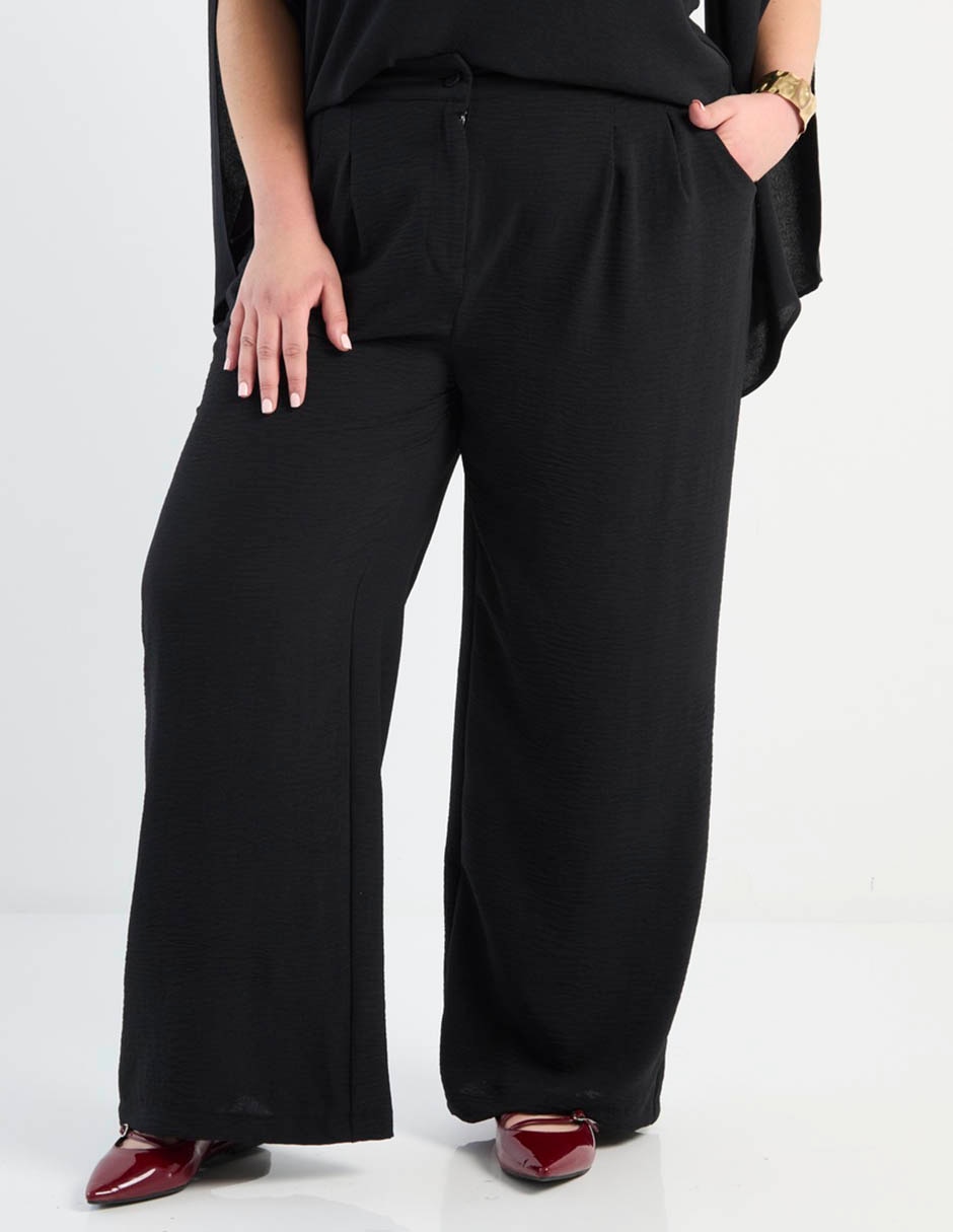 Pantalón relaxed amplio para mujer