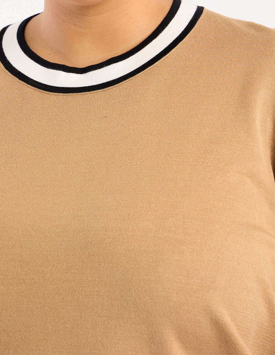 Blusa manga al codo para mujer 5