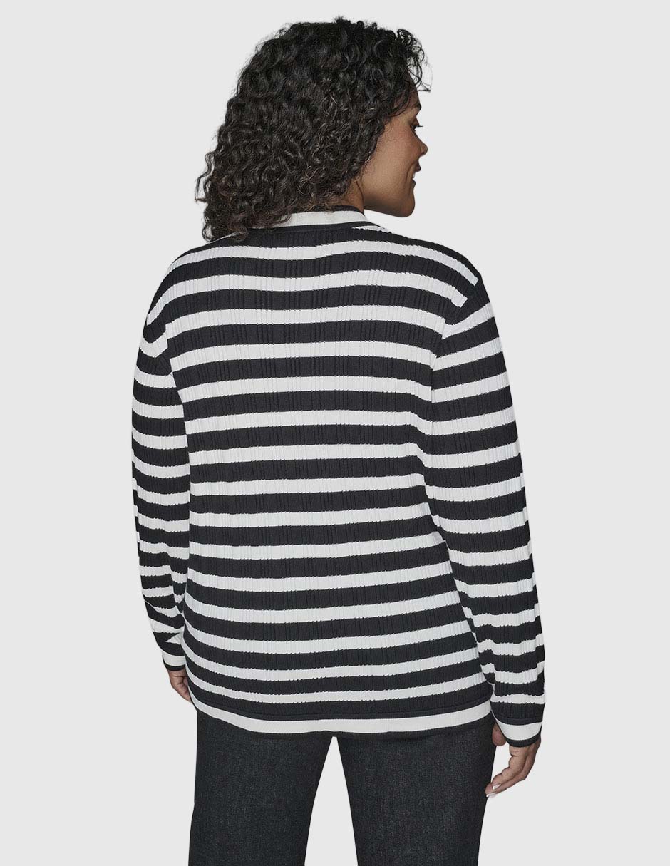 Suéter cuello V para mujer 5