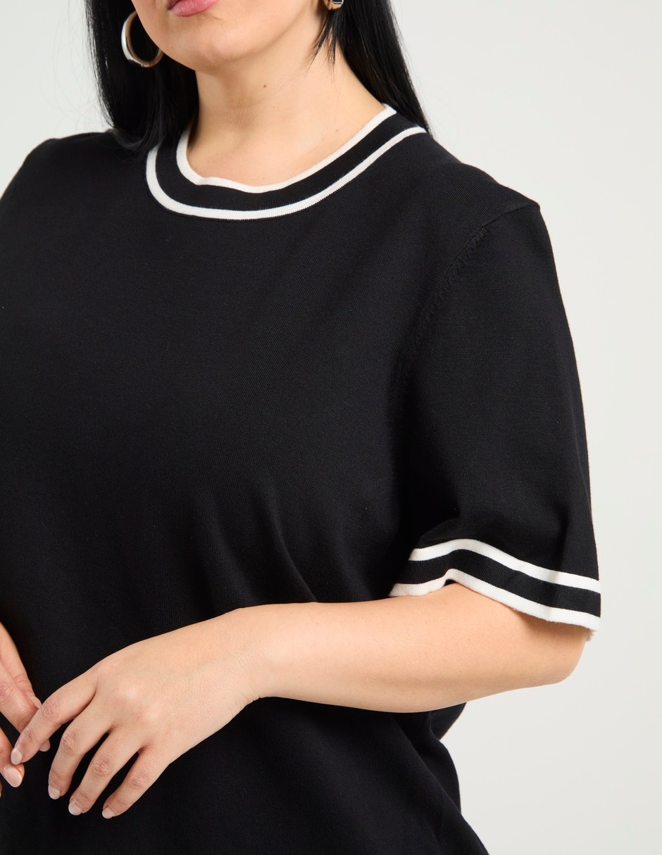 Blusa manga corta para mujer 5