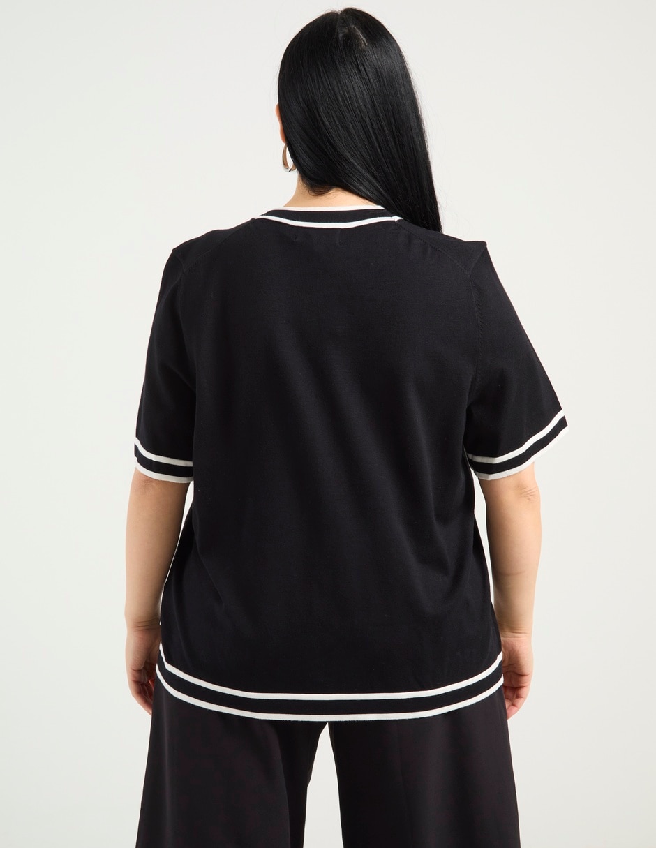 Blusa manga corta para mujer 6