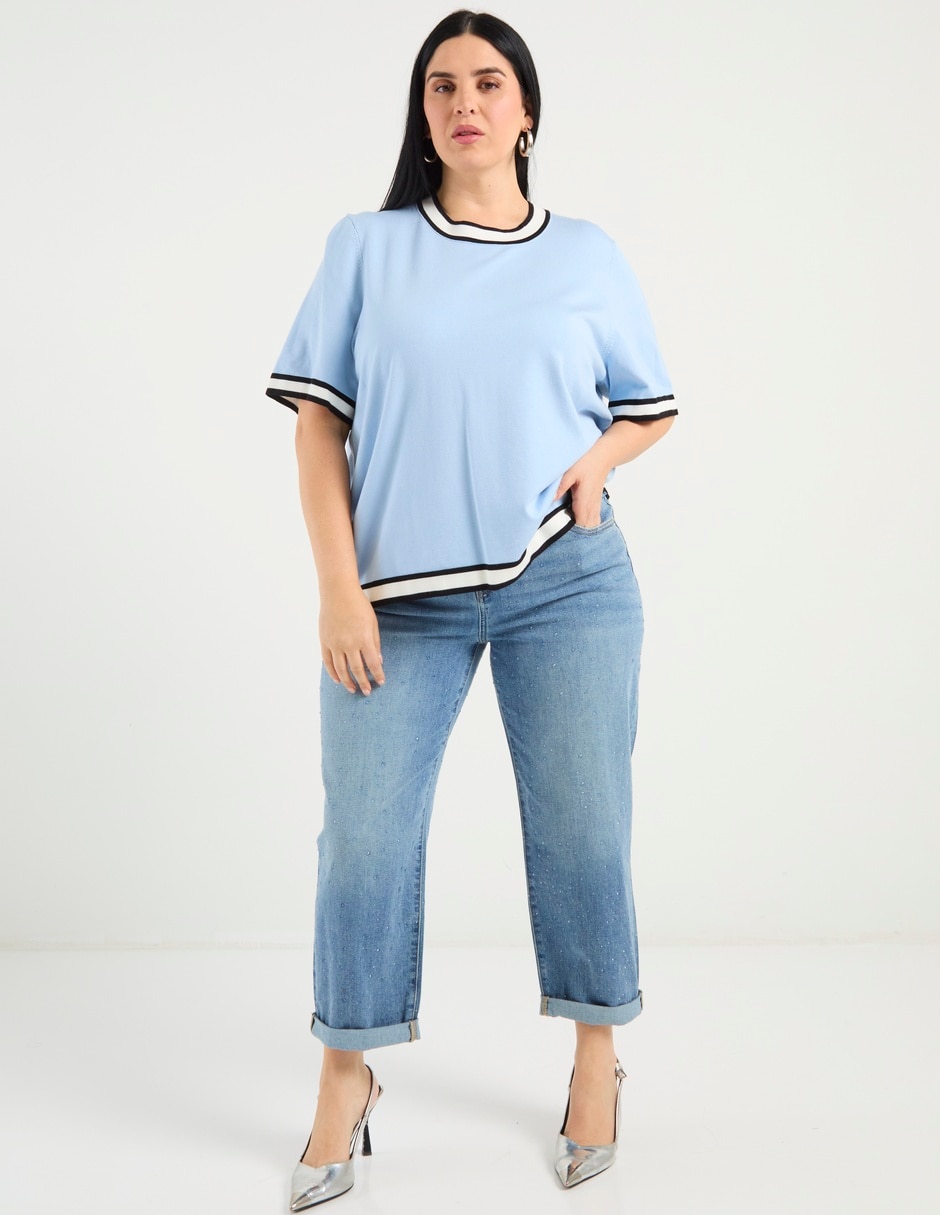Blusa manga corta para mujer 2