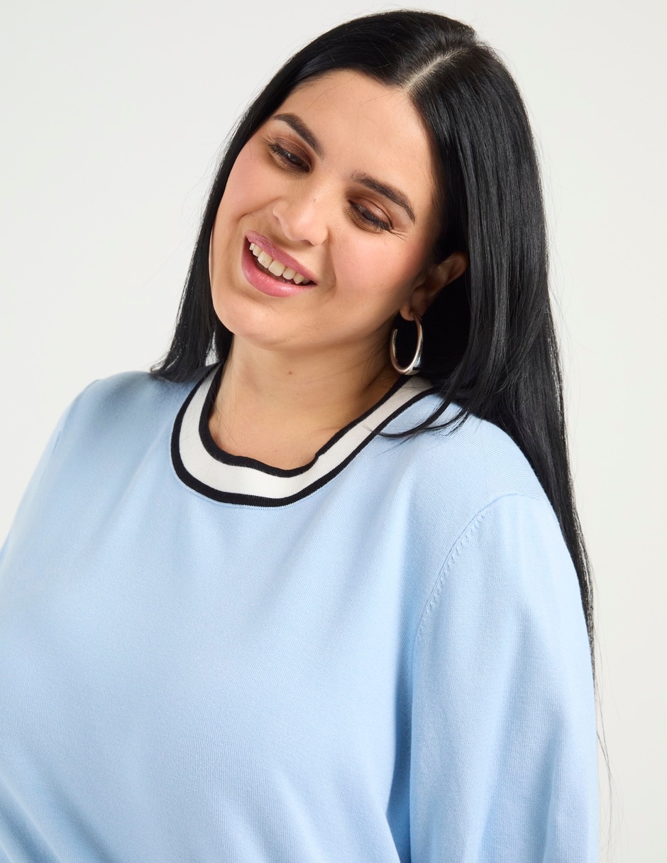 Blusa manga corta para mujer 4
