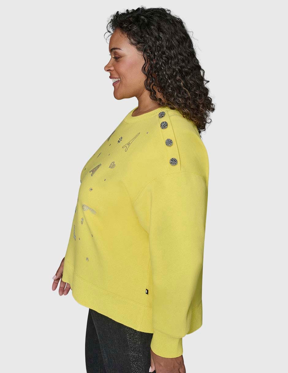 Suéter cuello redondo para mujer 3