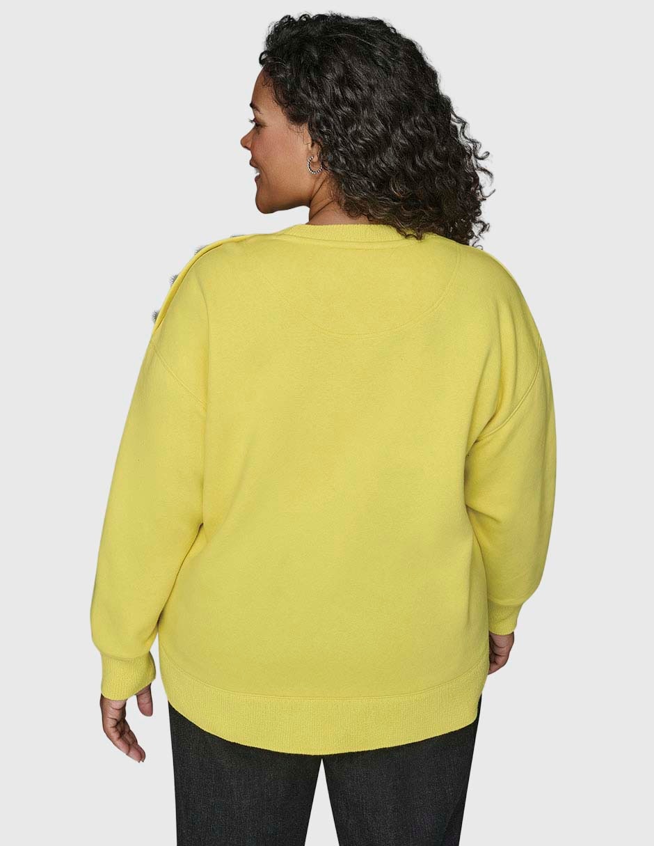 Suéter cuello redondo para mujer 5