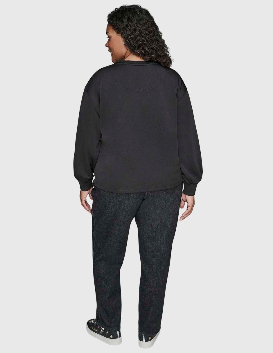 Suéter cuello redondo para mujer 4
