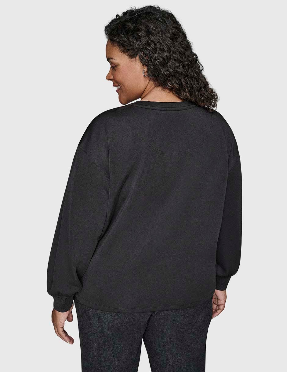 Suéter cuello redondo para mujer 5