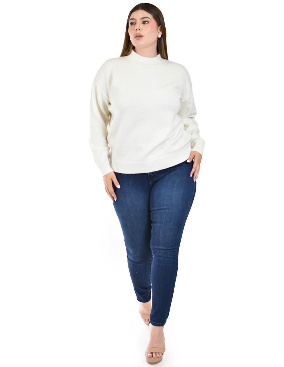Suéter cuello redondo para mujer 5
