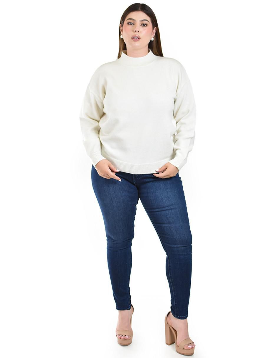 Suéter cuello redondo para mujer 6