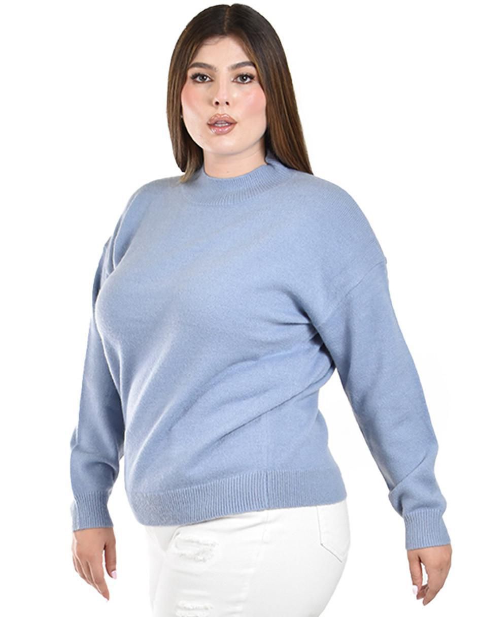 Suéter cuello redondo para mujer 2