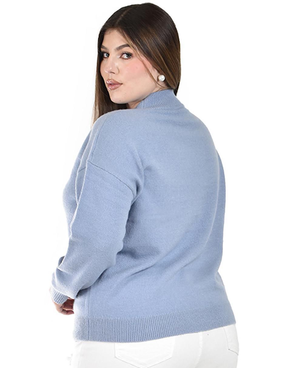 Suéter cuello redondo para mujer 3