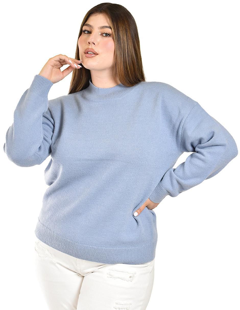 Suéter cuello redondo para mujer 5