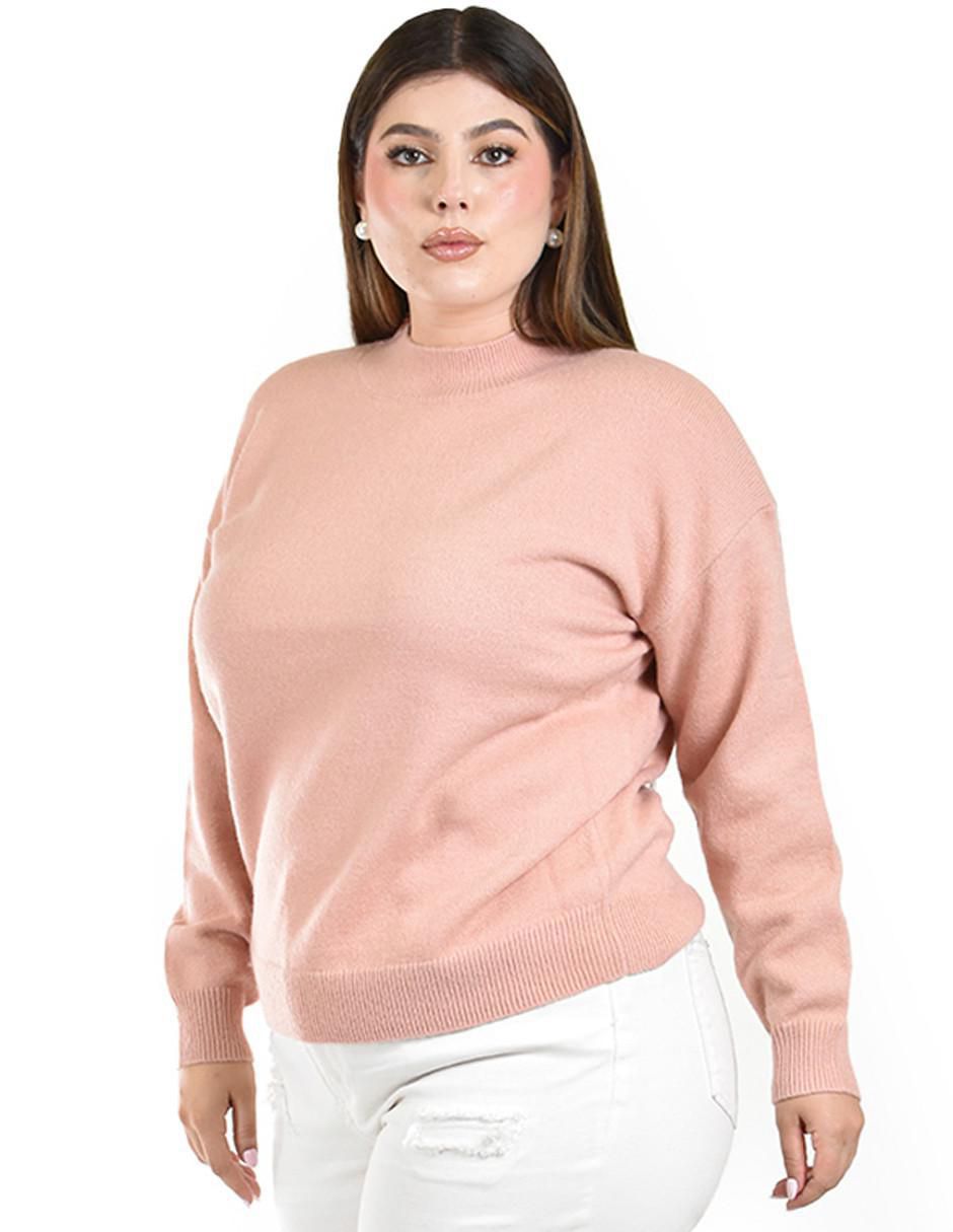 Suéter cuello redondo para mujer 2