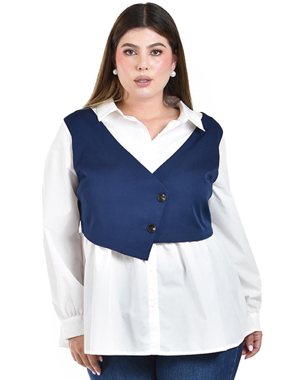 Blusa manga larga para mujer