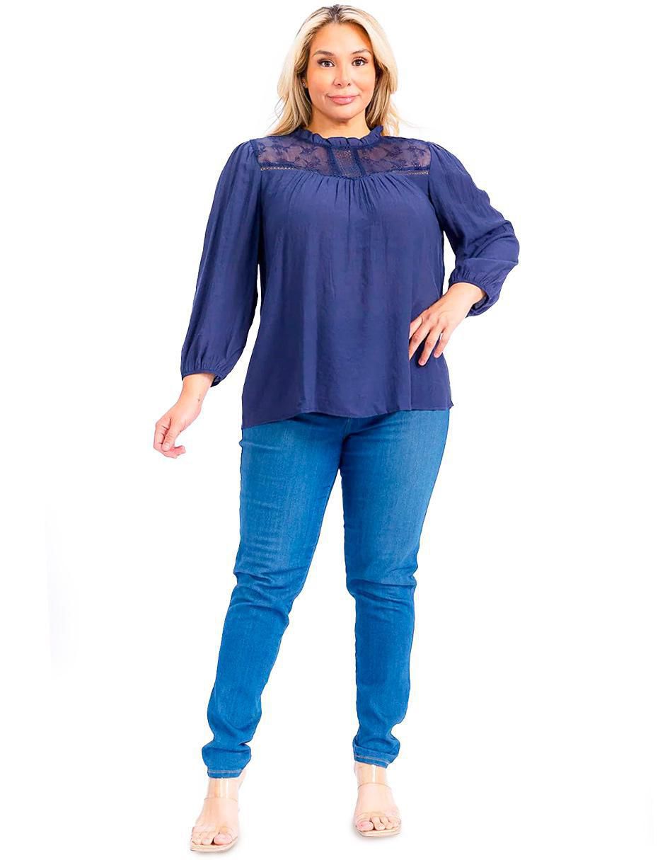 Blusa manga larga para mujer 5