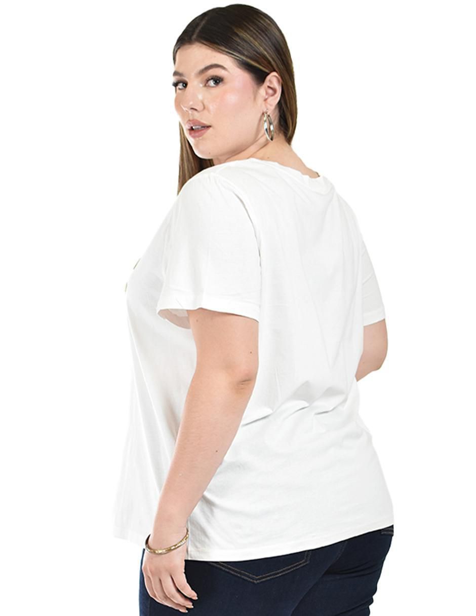 Blusa manga corta para mujer 3