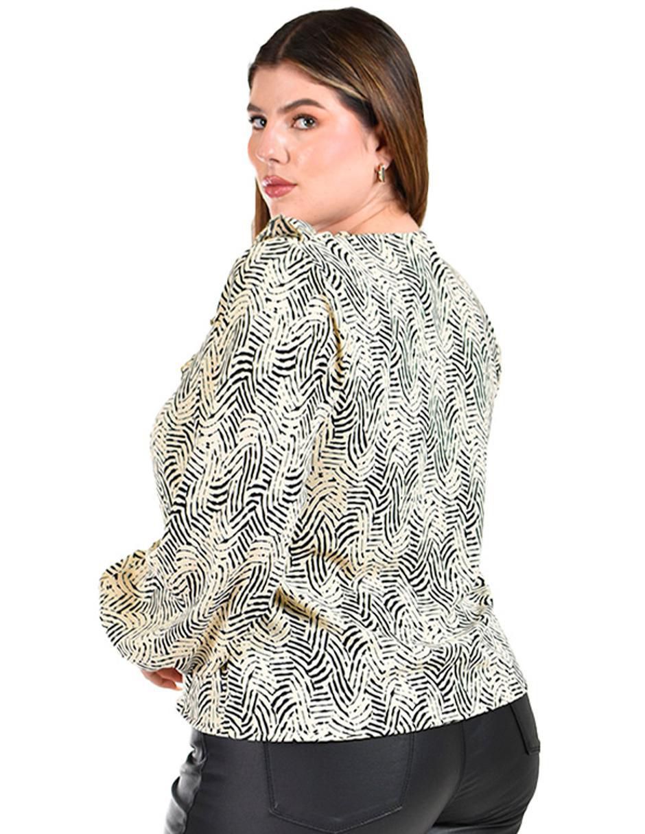 Blusa manga larga para mujer 3