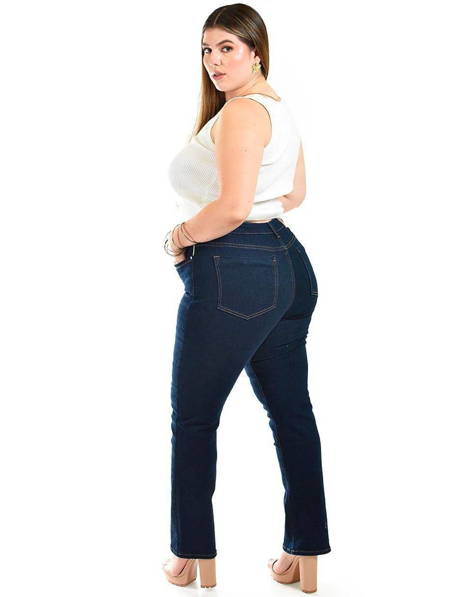 Jeans straight para mujer 4