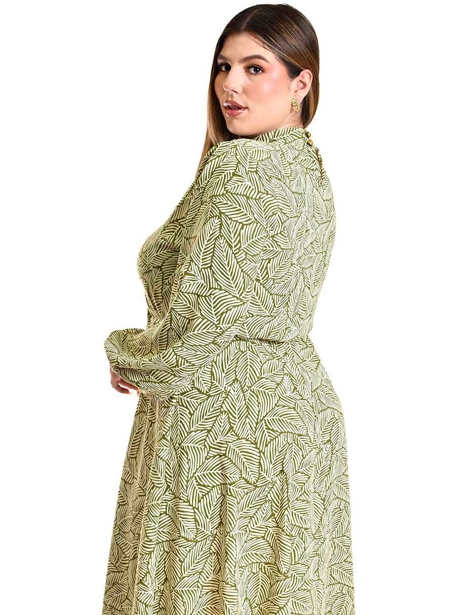 Vestido midi formal para mujer 4