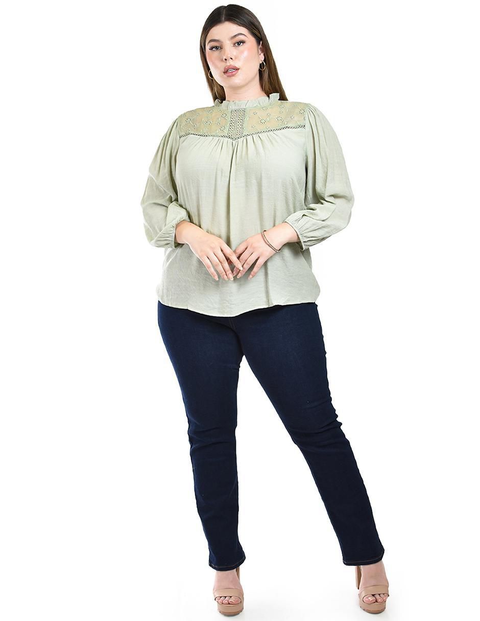 Blusa manga larga para mujer 6