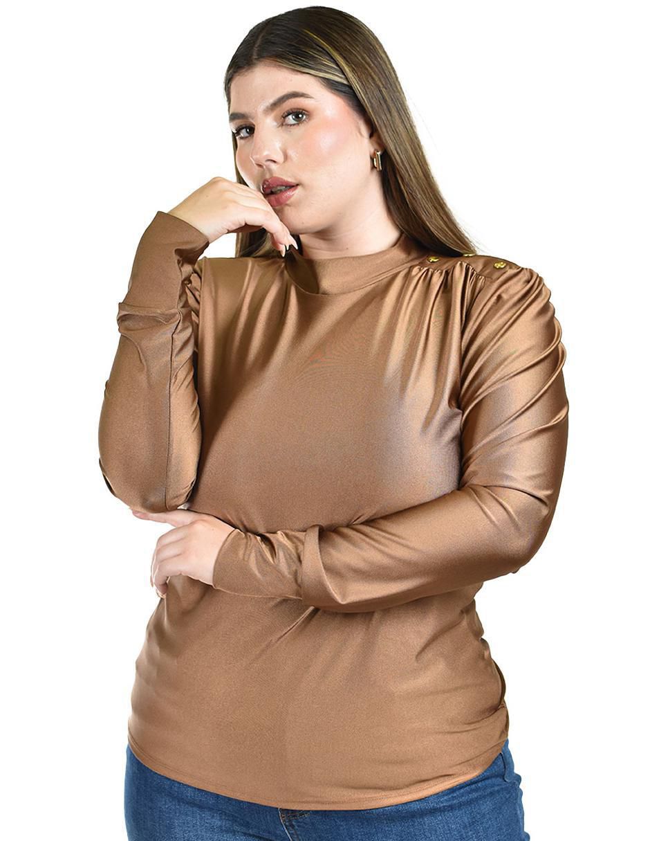Blusa manga larga para mujer