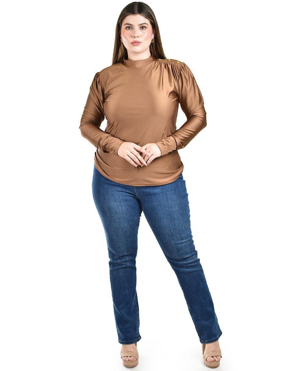 Blusa manga larga para mujer 4