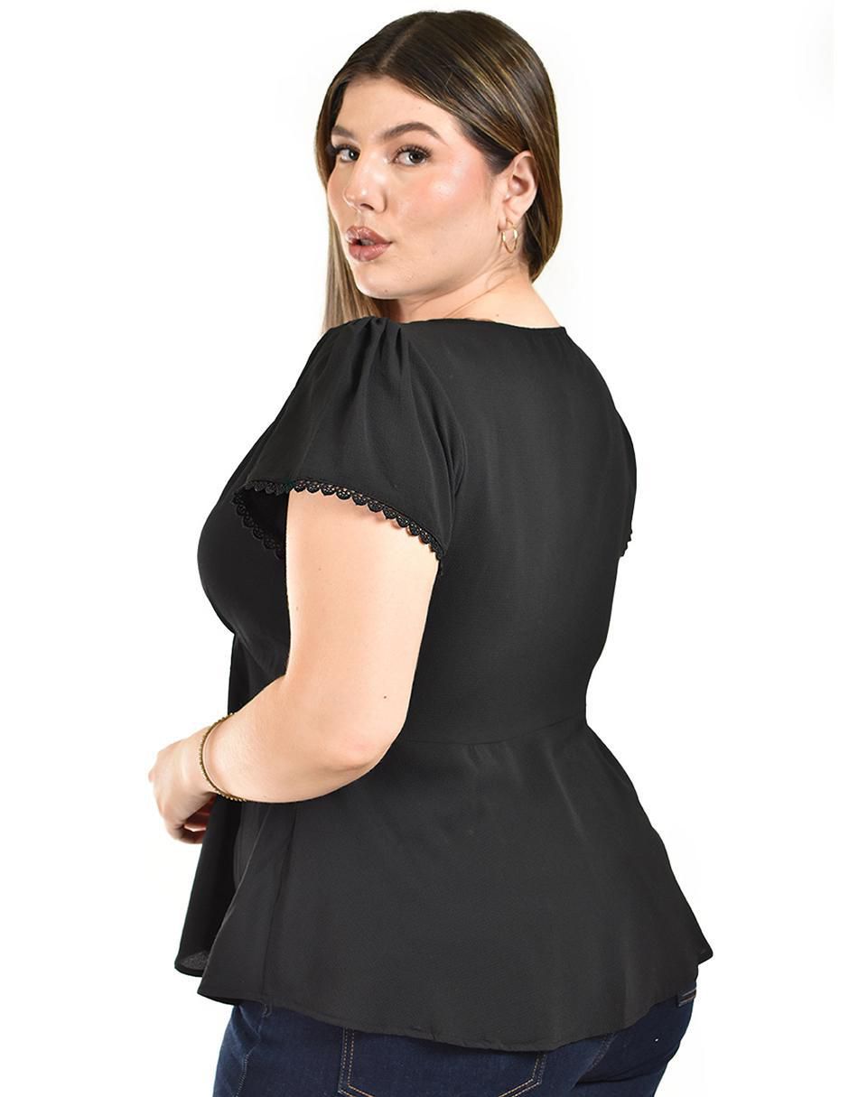 Blusa manga corta para mujer 3